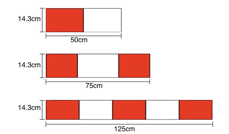 Replacement Reflective Strip for Barriers 5 Replacement Reflective Strip for Barriers 5