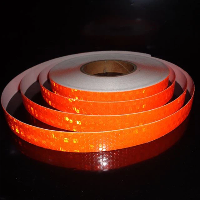 China Supplier Custom Printed Reflector Pet Orange Reflexmaterialband