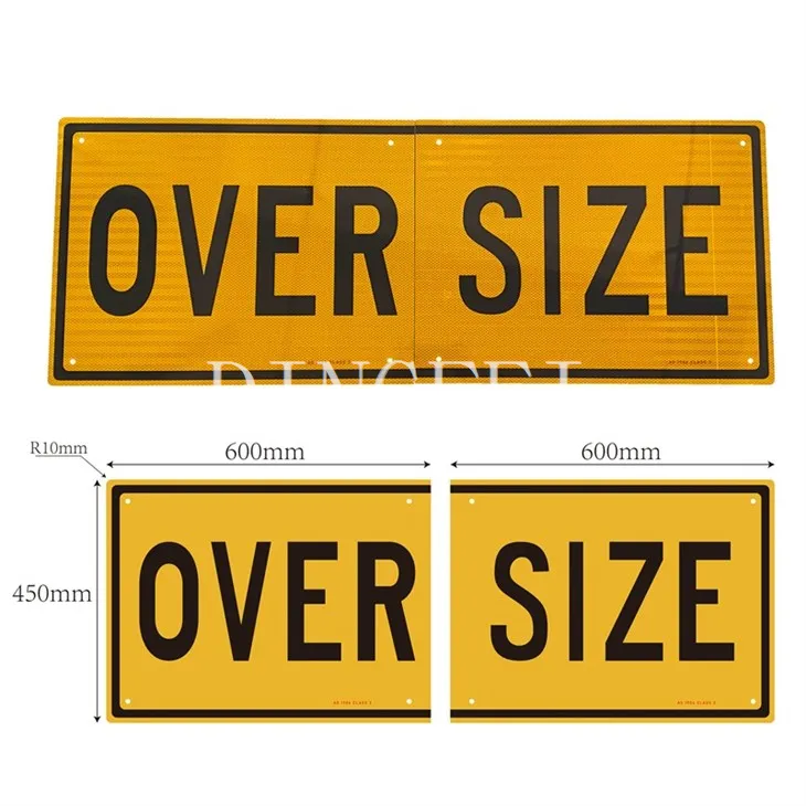 Reflective Oversize Truck Sign