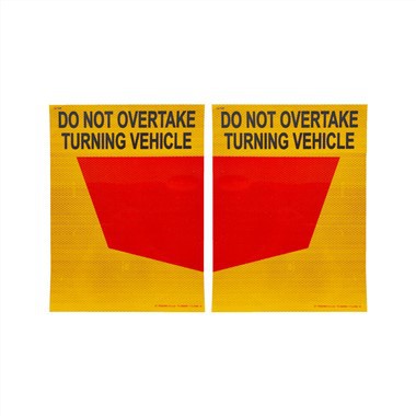 Aufkleber für hinteres Markierungsschild