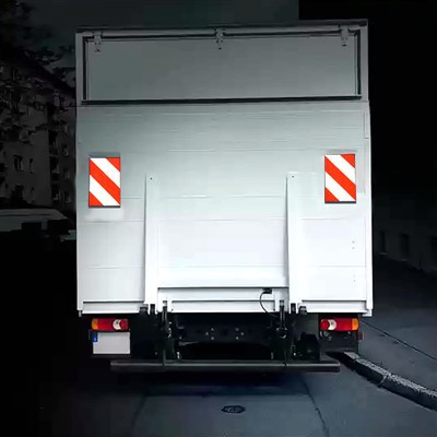 LKW-Ladebordwand-Flaggen