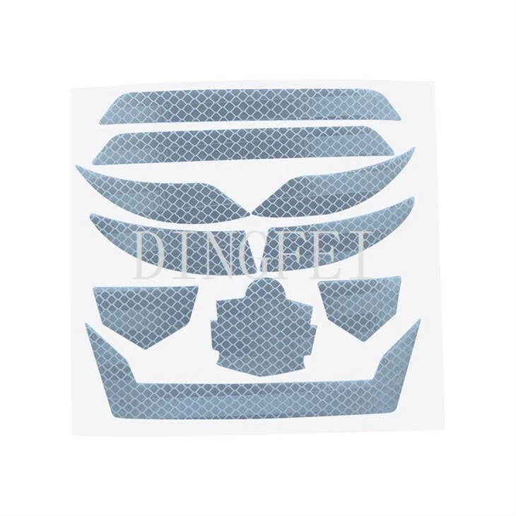 White Reflective Stickers For Hard Hats