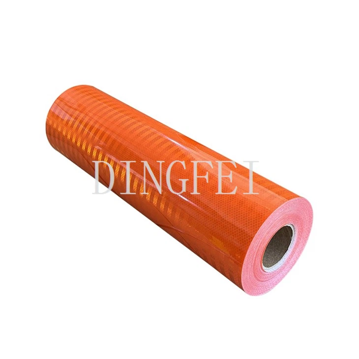 DINGFEI Orange Reflective Flim For Road Signs