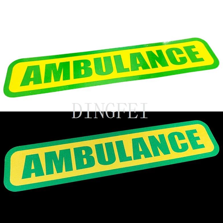 ambulance warning stickers ambulance warning stickers