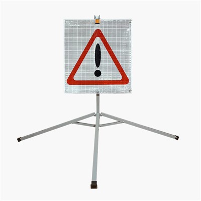 Warnschild aus PVC, provisorisches Verkehrszeichen