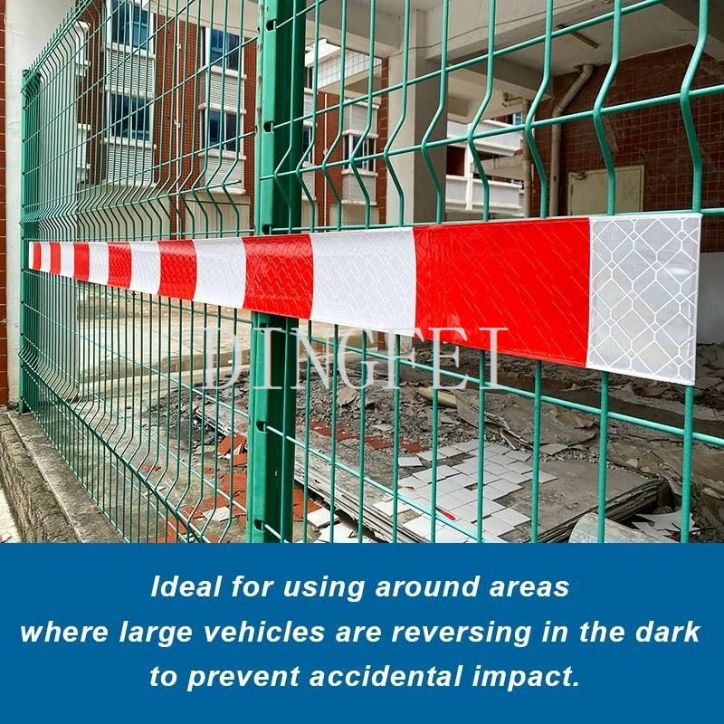 Strip PVC Fencing Red/White For Safety Warning